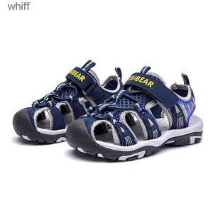 Sandals New Boy Sport Sandals 2023 Summer Casual Shoes Children Sandals Boys Leisure Beach Shoes Girls Sandals Student ShoesC24318