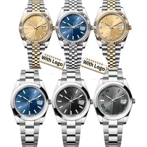 Luxury Watches Men Datejust Designer High Quality 41MM 36MM 31MM Women Watch Automatic Mechanical Wristwatches Classic Rome Dial Oro