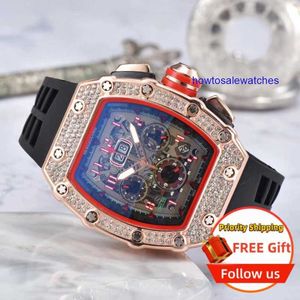 Nice Watch RM Watch Wristwatch Mechanical Multi-Function Six-Hand Sweeping Second Watch