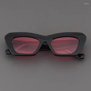 Óculos de sol elegante borboleta em forma de grosso premium acetato óptico moda homens mulheres personalidade irregular óculos de alta qualidade