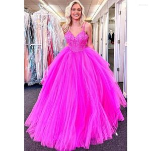 Vestidos de festa plus size rosa baile frisado cristais noite formal segunda recepção aniversário árabe aso ebi yd