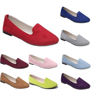 Scarpe casual comode da donna Scarpe da ginnastica Arancione Nero Rosso Giallo Viola Verde Pesca Viola Rosa Scarpe da ginnastica da esterno Tendenze Scarpe da lavoro premaman piatte da donna B011