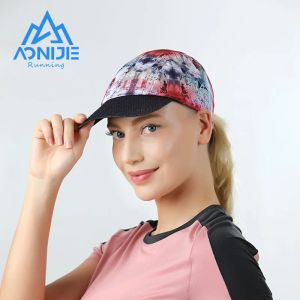 Caps Aonijie Sport Cap für Männer Frauen farbenfrohe Falten Schnelltrocknen Soft Visor Hut für das Fahren des Radfahrens täglich 5458 cm E4607