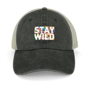 Ball Caps Stay Wild Ben Azelart Cowboy Hat Drop Birthday Cap Trucker Male Women's