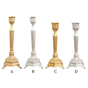 Candle Holders Metal Candlestick Modern Tall Holder Stand Candelabrum For Anniversary