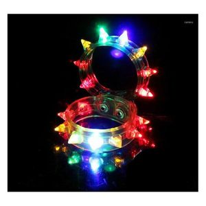Party Decoration Led Bracelet Light Up Flashing Blinking Spike For 200Pcs Drop Delivery Home Garden Festive Supplies Event Dhkm7