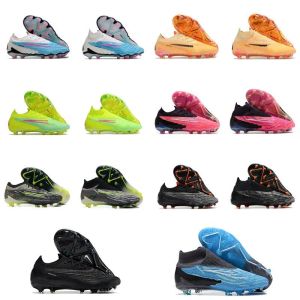 Men's Football Shoes Student Training Outdoor Boots Phantom GT2 GX Elite FG knitted unisex football shoes waterproof Soccer Shoes 39-45