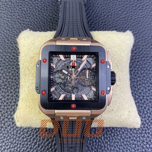 Luxury Brand watch 42mm Automatic Rose gold Sapphire mirror men Watches designer wristwatch Mechanical High quality Hip hop Watch With box