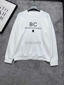 Herrtröjor tröjor miljardären sijitongda t-shirt tjocka hoodies hösten vinter ny mode broderi rund hals casual m-xxxl långärmad 24318