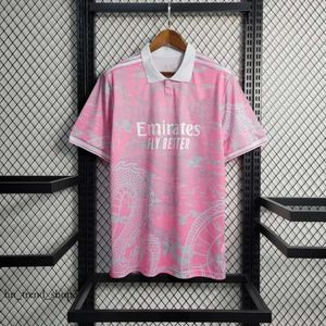 Chinese Dragon Pink Football Shirt Thailand BELLINGHAM VINI JR Soccer Jerseys Tchouameni Hot Sale 2024/2025 Real Madrids CAMAVINGA ALABA Rodrygo Men 733