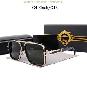 Occhiali da sole vintage quadrati Occhiali da sole da donna Fashion Designer Shades Luxury Golden Frame UV400 Gradient LXN-EVO DITA settantesimo vano loguat ZO6R