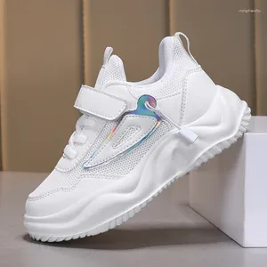 Casual Shoes Kids Sneakers Sports Running For Boys Girls Barn Fashion White Breattable Mesh Walking Outdoor Flat