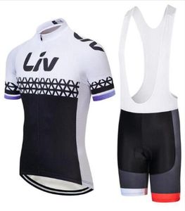 liv 2020 Radtrikot-Set MTB Fahrrad Radsportbekleidung Anzüge Bicicleta Ropa Ciclismo Trikots Fahrradbekleidung Kleidung Trägershorts Set6629507