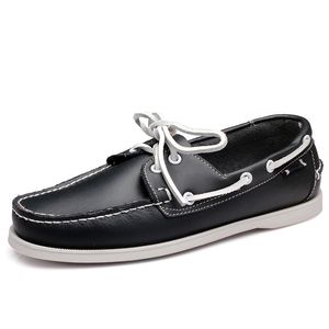 Sapatos casuais masculinos preto lazer prata taupe dlives marrom cinza vermelho verde andando baixo macio multis couro masculino tênis ao ar livre formadores sapatos de barco respirável aa049