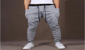 Casual Men Pants Unique Big Pocket Hip Hop Harem Pants Quality Outwear Sweatpants Casual Mens Joggers TOP HERE Mens Trousers4272555637864