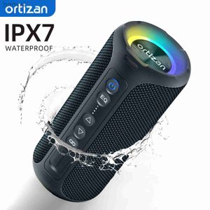 Portabla högtalare Portabla Bluetooth -högtalare Ortizan X8Pro 40W IPX7 Vattentät trådlös högtalare med 360Stereo Sound 30H Speltid 6600mAh 24318