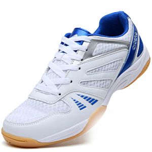 sapatos novos sapatos profissionais de tênis de mesa masculino badminton sapatos de casal de badminton tênis brancos de treinamento leve