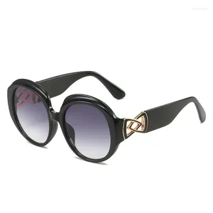 Sonnenbrille Mode Marke Übergroße Designer Frauen Retro Trend Anti-blendung Fahren Gläser Männlich UV400