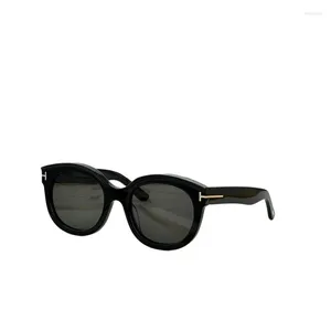 Солнцезащитные очки FT1114 Real T с обеих сторон овальные ацетатные первоклассные мужские дизайнерские брендовые очки ручной работы женские очки UV400
