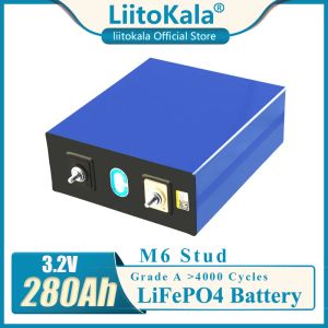 Litokala 3.2V 280A AH Lifepo4 Batteria al litio batteria da 3,2 V Batteria fosfato in ferro litio per veicolo inverter per pacco batteria fai -da -te RV