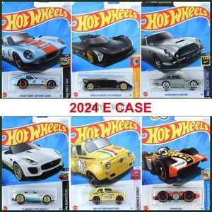 Литая под давлением модель автомобиля 2024 E Hot Wheels Car 1/64, игрушки для мальчиков, литая под давлением модель Fiat Jaguar Type Honda Civic Nissan GTR Alfa Romeo Audi, транспортные средства, подарок на день рожденияL2403