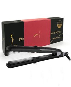 Piastre per capelli Professionale Parrucchiere Steam Styler Piatto Ceramica Organosilicio Piastra per capelli Ferro da stiro per entrambi Dr4676785