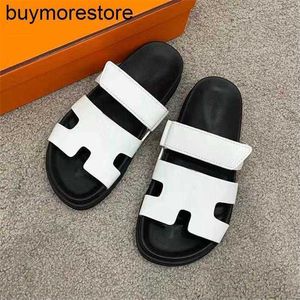 Luxury Chypres Slippers 7a Genuine Leather Sandals Home Slippers vert Slippers Classic Summer Lady Leather Flops Men Women Size 35-41W7R8Q9VS