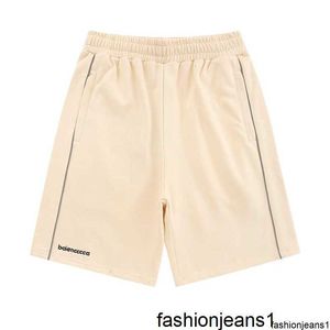 Correct Edition B Luxuriöse, trendige, neue, gestickte, reflektierende Streifen-Sommershorts, hochwertige, verifizierte Edition, lässige, lockere Shorts {Kategorie}