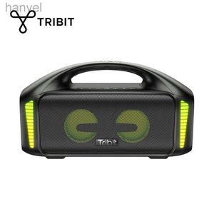 Tragbare Lautsprecher Tribit StormBox Blast Tragbarer Bluetooth-Lautsprecher 90 W Stereo-Sound mit XBass IPX7 Wasserdichtes LED-Licht PowerBank Custom EQ 24318