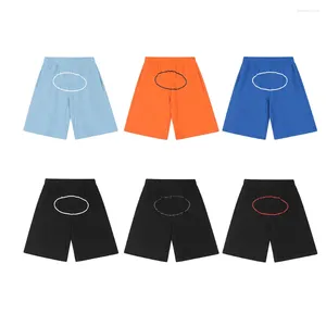 Men's Shorts Summer Running For Men Casual Jogging Sports Short Pants Wave Pattern Solid Color Drawstring Loose Dry Gym