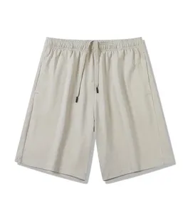 Herren-Shorts, individuell, DIY-Marke, 330 g/m² Baumwolle, schweres Gewicht, kurz, Übergröße, für Herren, Sommer, lässig, Strand, blanko für Männer