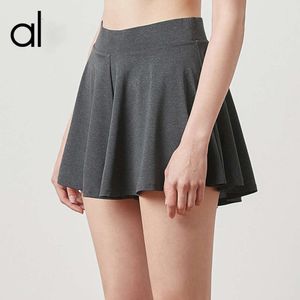 2024Aloyoga kvinnor sommar Nya yogakorts sport fitness kjol, inre foder, anti walk lätt andas utomhus springa badminton varumärke rörelse shorts shorts