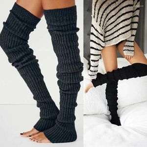 Meias femininas crochê malha meia bota capa renda guarnição legging lã quente coxa meias altas