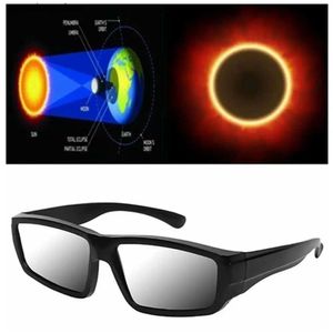 Sonnenbrille 1 Stück schützt die Augen, Sonnenfinsternis-Brille, neuer UV-Schutz, Sonnenschutz, Kunststoff, 3D-Sonnenfinsternis-Sichtbrille, Y240318