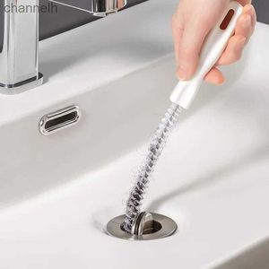 Other Household Cleaning Tools Accessories Kitchen Sink Hook Cleaner Sticks Clog Remover Sewer Bendable Dredging Pipe Bathroom Hair 240318