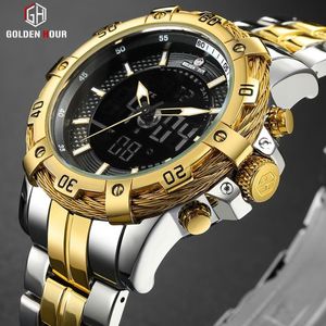 Top Brand Goldenhour Luxury Men Watch Automatic Sport Watches Digital Waterproof Military Man Wrist Watch Relogio Masculino1943