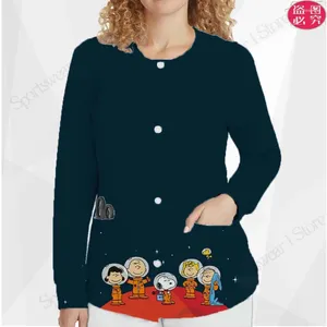 Damen Jacken Tasche Frau Kleidung Frauen Trends 2024 Rundhals Frühling Mantel Mode Sweatshirts Koreanische Herbst Korea Japanisch Y2k