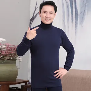 Men's Thermal Underwear High Collar Compression Thermo Men Clothing Winter Top Quality Sets