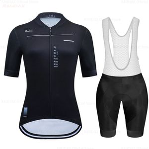 Raudax Abbigliamento da ciclismo da donna Indossa una migliore maglia da ciclismo Rainbow Team Abbigliamento a maniche corte Set da bici da strada estivo 240311