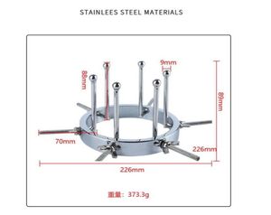 金属肛門スプレッダー膣拡張拡張器クランプ膣鏡鏡検査ミラー調整可能なサイズ肛門プラグ女性のための大人の大人のおもちゃカップル2416401384