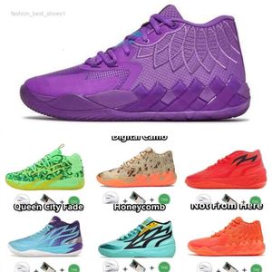 Ball Lamelo 1 02 03 Scarpe da basket Rick e Morty Rock Ridge Red Queen non da qui Lo ufo Buzz City Black Black Blast Mens Trainer Sports 2024