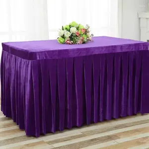 Table Cloth Activity Office El Thickened Velvet Rectangular Conference Room Tablecloth Sleeve Black