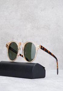 Солнцезащитные очки Gregory Peck OV5186, винтажные поляризационные женские солнцезащитные очки для мужчин, круглые OP, брендовая оригинальная коробка5337353