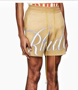 Rhude Shorts Designer Shorts Drukuj szorty wełniane szorty Jacquard dzianinowe szorty mężczyźni mężczyźni kobiety sport sport