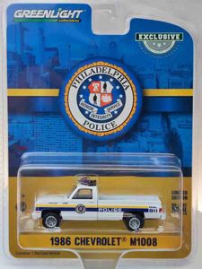 Modello di auto elettrica/RC1 64 1986 Chevrolet M1008- Modello di auto della polizia di Philadelphia PA L2403
