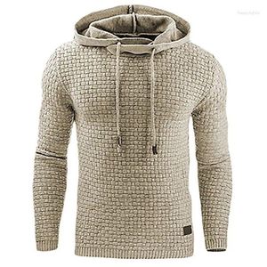 Men's Hoodies 2024 Men Brand Male Plaid Hooded Sweatshirt Mens Hoodie Tracksuit Sweat Coat Casual Sportswear M-4XL Drop