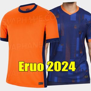 2024 Euro Cup Niederlande Fußballtrikots MEMPHIS DE JONG VIRGIL DE LIGT GAKPO DUMFRIES BERGVIJN KLAASSEN Fußballtrikot Herren Kinder Kits 24 25 Home Away