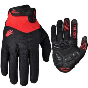 Firelion Outdoor Full Finger Gel Touchスクリーンサイクリンググローブオフロードダートマウンテンバイク自転車DHダウンヒルモトクロスグローブ240306