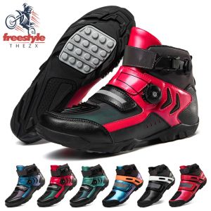 Botas MTB Sapatos de ciclismo Botas de motocicleta de inverno Men Botas de motocross planos Racting Women Mountain Bike Shoes Sapatos de Moto Rota de Diretas