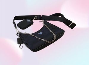Moda luksusowe torby na ramię wysokiej jakości nylonowe torebki projektant portfel Portfel Woman Bag Crossbody Packs Outdoor Pakie